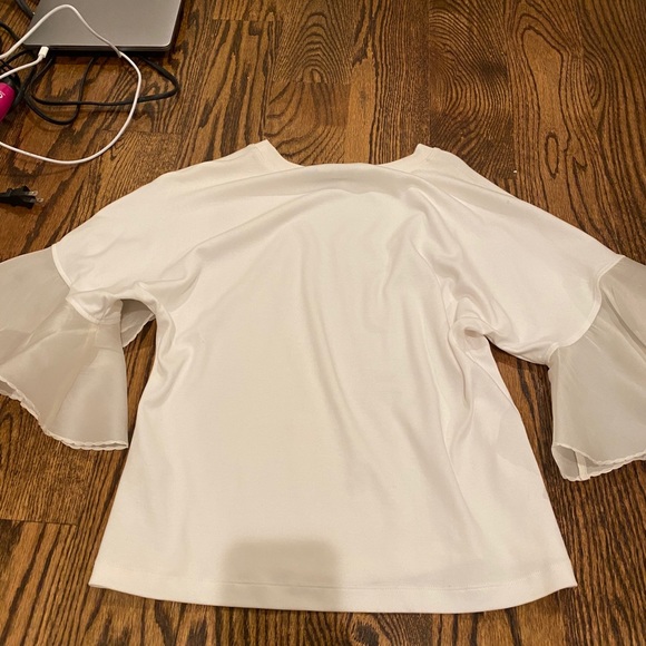 Alexis white ruffled top - Picture 7 of 12